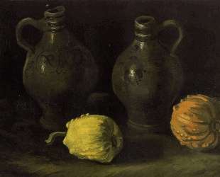 Still Life with Two Jars and Two Pumpkins — Винсент Ван Гог