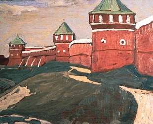 Suzdal. Walls of Saviour-Euthimius Monastery — Николай Рерих