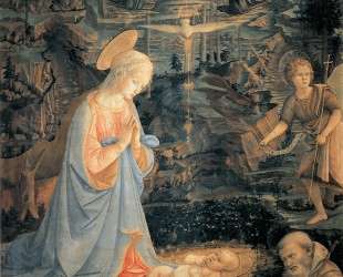 The Adoration of the Infant Jesus — Филиппо Липпи