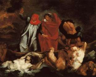 The Barque of Dante (after Delacroix) — Поль Сезанн