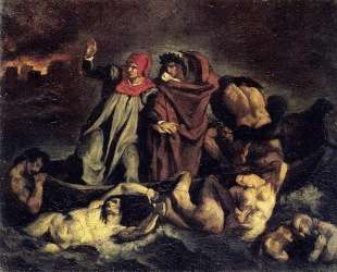The barque of Dante (Copy after Delacroix) — Эдуард Мане