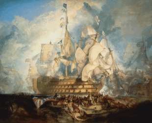 The Battle of Trafalgar — Уильям Тёрнер