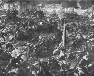 The Battle of Zara — Тинторетто