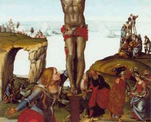 The Crucifixion with St. Mary Magdalen — Лука Синьорелли