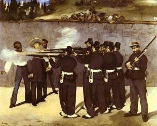 The Execution of the Emperor Maximilian of Mexico — Эдуард Мане