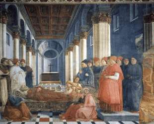 The Funeral of St. Stephen — Филиппо Липпи