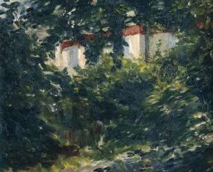 The garden around Manet’s house — Эдуард Мане