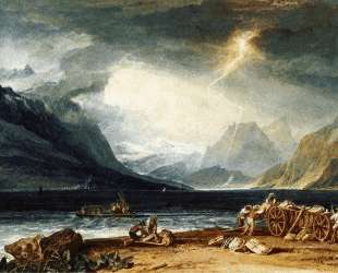 The Lake of Thun, Switzerland — Уильям Тёрнер