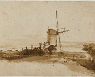 The Mill on the Het Blauwhoofd — Рембрандт
