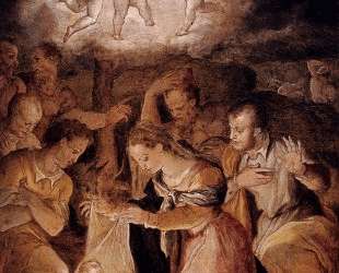 The Nativity With The Adoration Of The Shepherds — Джорджо Вазари