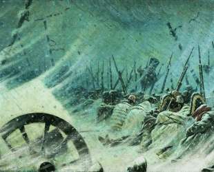 The Night Bivouac of the Great Army — Василий Верещагин