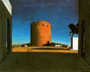 Красная башня — Джорджо де Кирико