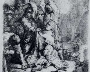 The Stoning Of St. Stephen — Рембрандт