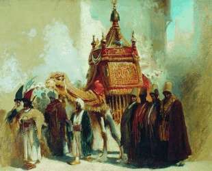 Перенесение священного ковра из Мекки в Каир — Константин Маковский