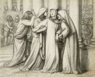 The Virgin Mary Being Comforted — Данте Габриэль Россетти
