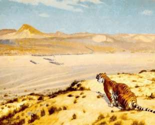 Tiger on the Watch — Жан-Леон Жером