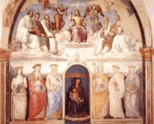 Троица и шесть святых — Пьетро Перуджино