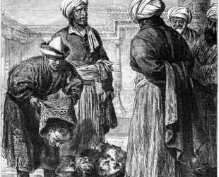 Turkmens representing war trophies to Khiva khan — Василий Верещагин