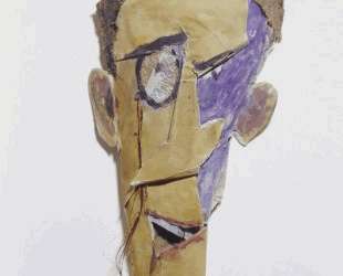 Untitled (Mask, Portrait of Tzara) — Марсель Янко