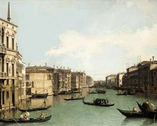 Venice: The Grand Canal, Looking North East from Palazzo Balbi to the Rialto Bridge — Каналетто