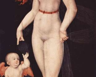 Венера и купидон — Лукас Кранах Старший