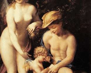 Венера с Меркурием и Купидоном (Школа Любви) — Корреджо
