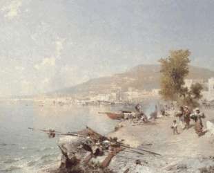 Vietri Sul Mare, Looking Towards Salerno — Франц Рихард Унтербергер