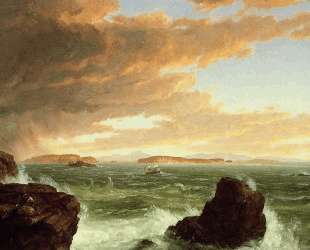View Across Frenchman`s Bay from Mount Desert Island, After a Squall — Томас Коул
