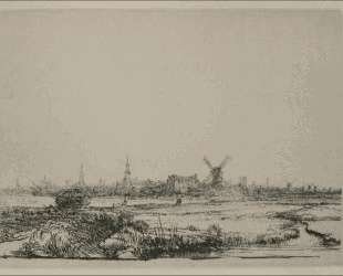 View of Amsterdam — Рембрандт