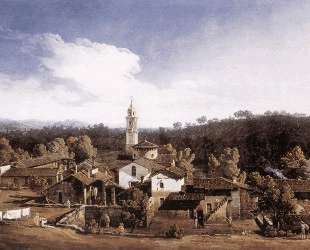 View of Gazzada neVarese — Бернардо Беллотто
