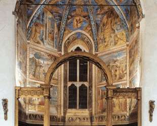 View of the Main Apsidal Chapel — Беноццо Гоццоли