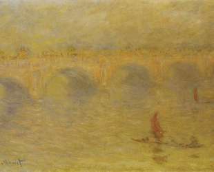 Мост Ватерлоо, эффект солнечного света — Клод Моне