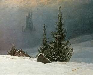 Winter Landscape — Джон Генри Твахтман (Tуоктмен)