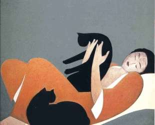 Woman and Cats — Уилл Барнет