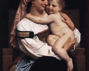Woman of Cervara and Her Child — Вильям Адольф Бугро