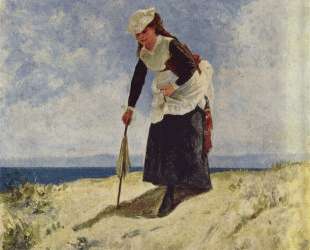Woman on the Beach — Джузеппе Де Ниттис