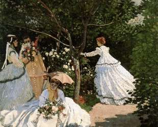 Женщины в саду — Клод Моне