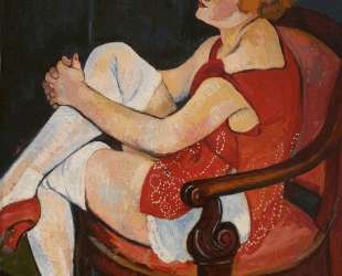 Women in white stockings — Сюзанна Валадон