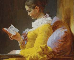 A Young Girl Reading — Жан-Оноре Фрагонар