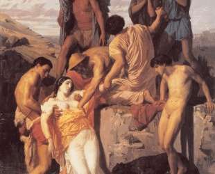 Zenobia found by shepherds on the banks of the Araxes — Вильям Адольф Бугро