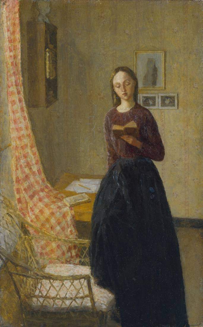 A Lady Reading — Гвен Джон
