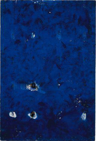 A Minute’s Blue Fire Painting — Ив Кляйн