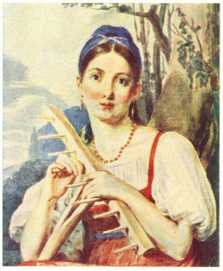 A Peasant Woman with a Rake — Алексей Венецианов