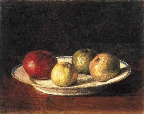 A Plate of Apples — Анри Фантен-Латур