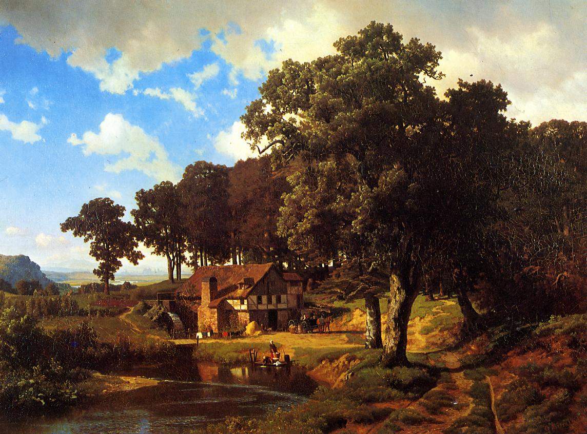 A Rustic Mill — Альберт Бирштадт