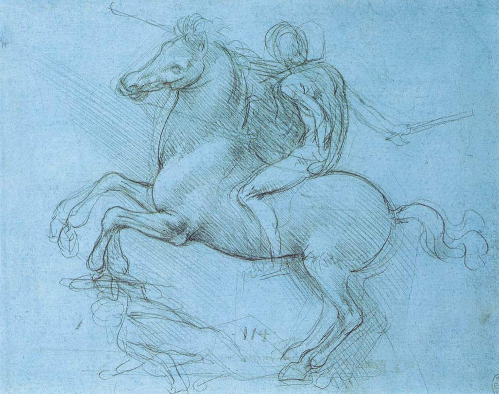 A study for an equestrian monument — Леонардо да Винчи