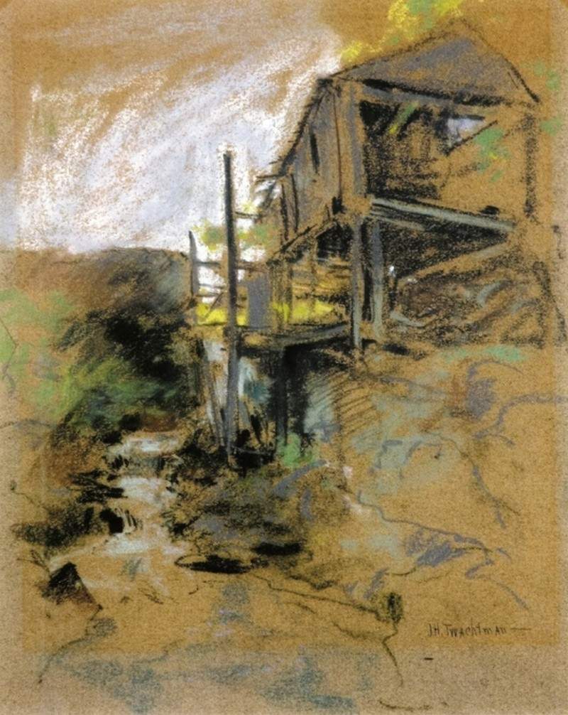 Abandoned Mill — Джон Генри Твахтман (Tуоктмен)