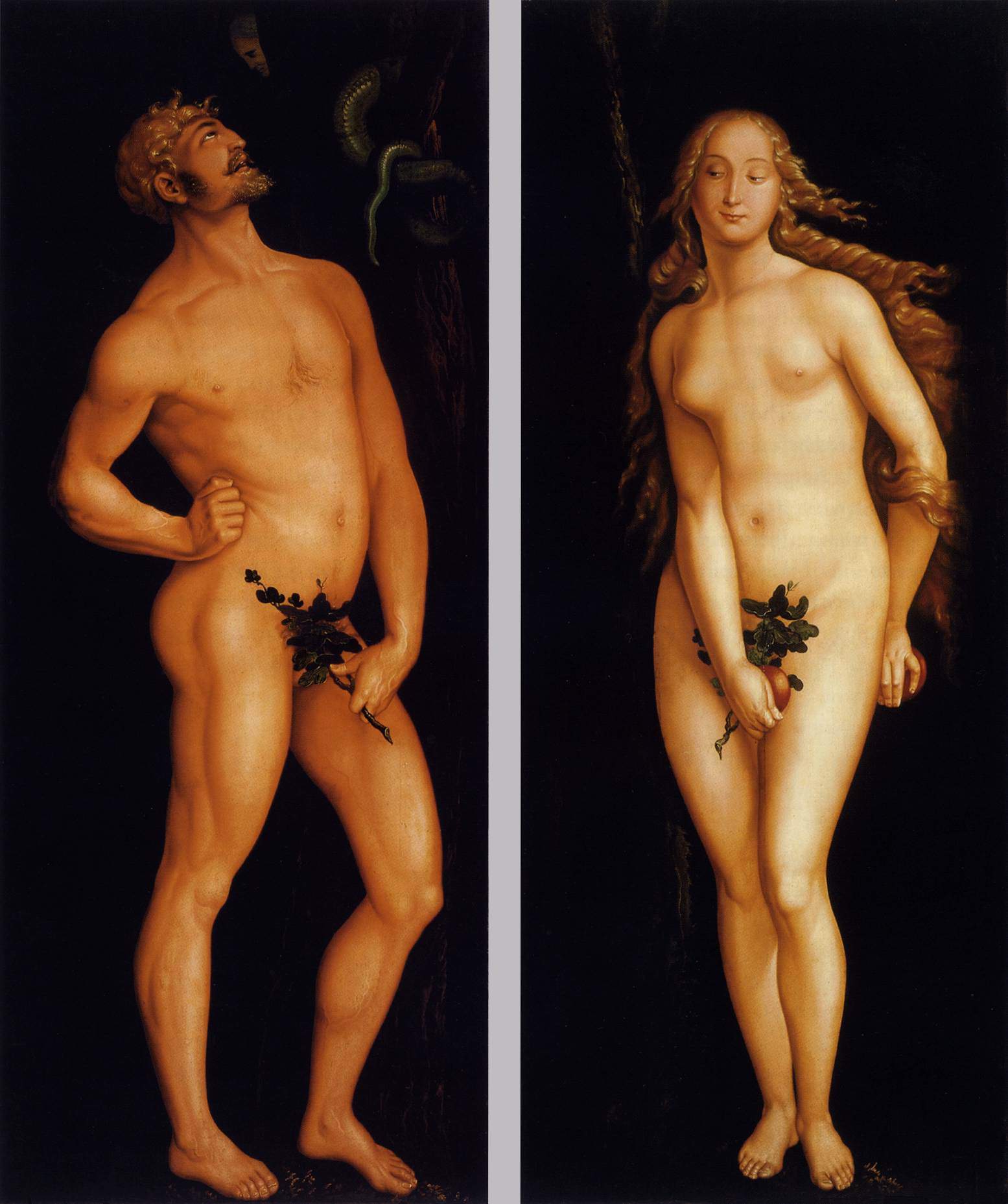 Адам и Ева — Ханс Бальдунг
