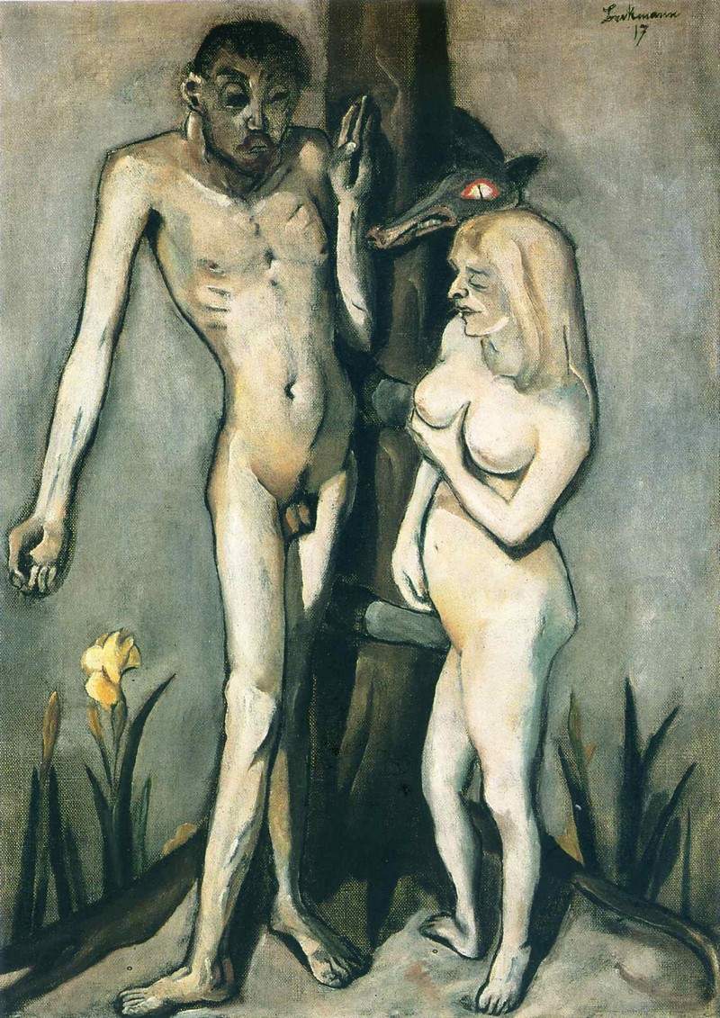 Adam and Eve — Макс Бекман
