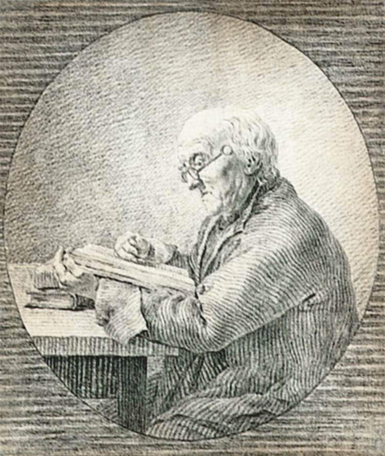 Adolf Gottlieb Friedrich, Reading — Каспар Давид Фридрих